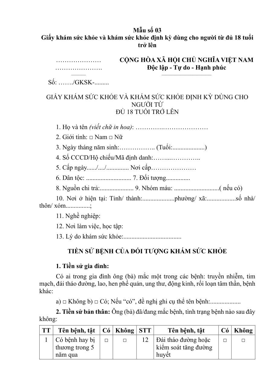 Mẫu số 03 trang 1